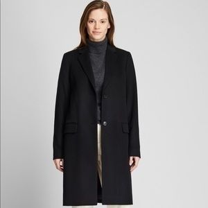 BNWT UNIQLO cashmere blend coat (size M)